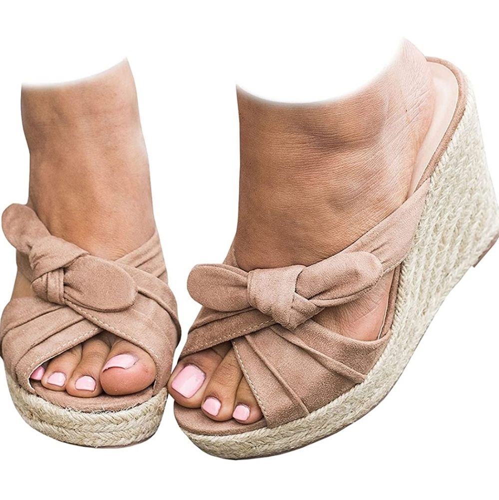 Blush espadrilles wedge 9.5 - Picture 1 of 5